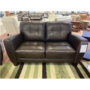 Kaleb 84 tufted sales leather sofa